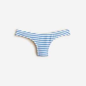 New J. Crew Striped Textured Hipster Bikini Swim Bathing Suit Bottom Size XXL